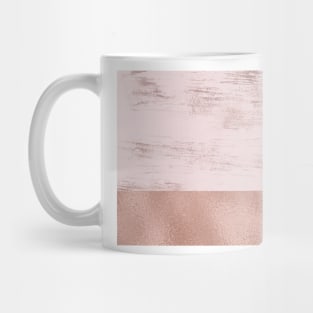 Rose gold street concrete II Mug